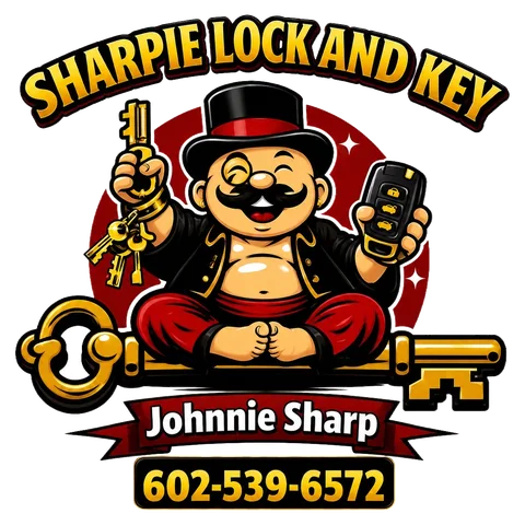 Sharpie Lock and Key logo